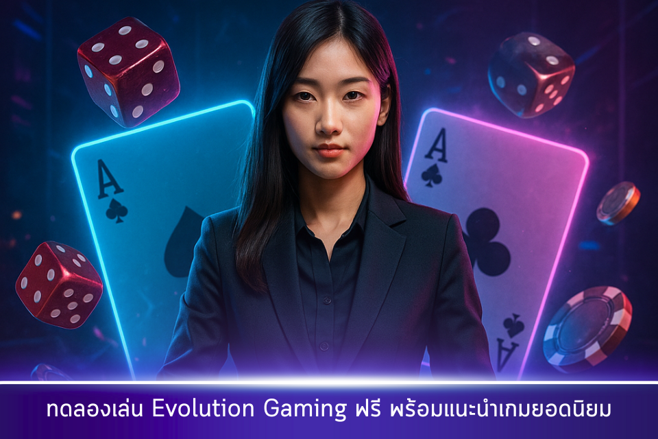 ทดลองเล่น Evolution Gaming ฟรี พร้อมแนะนำเกมยอดนิยม